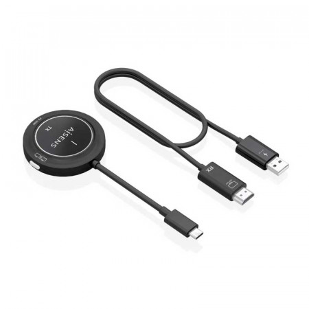 USB-C a HDMI Inalámbrico AISENS ASWL-H2KC30M004-BK