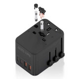 Adaptador Universal de viaje AISENS ASPS-2A2C08-BK