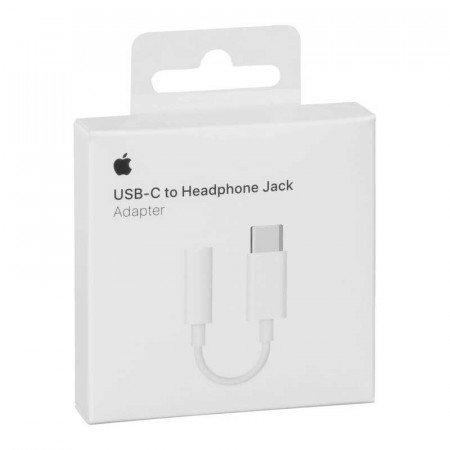 Adaptador original Apple Jack 3.5mm-USB C MU7E2ZM/