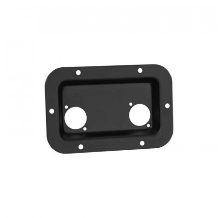 Placa para empotrar para conectores de audio