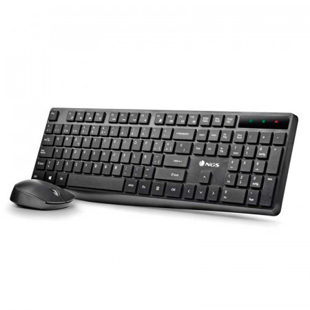 TECLADO+RATON INALAMBRICO 2,4 GHz. NGS Allure