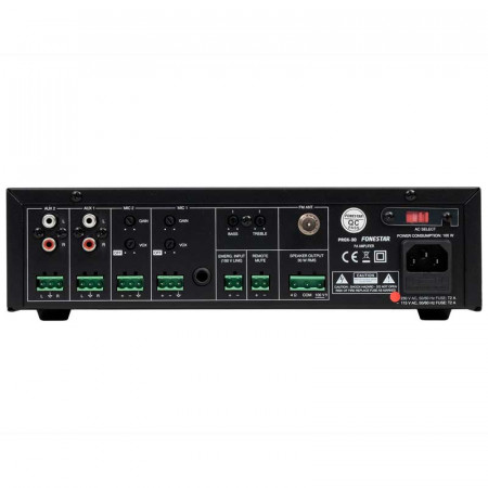 Amplificador monozona FONESTAR PROX-30