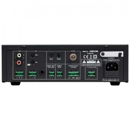 Amplificador monozona FONESTAR PROX-15