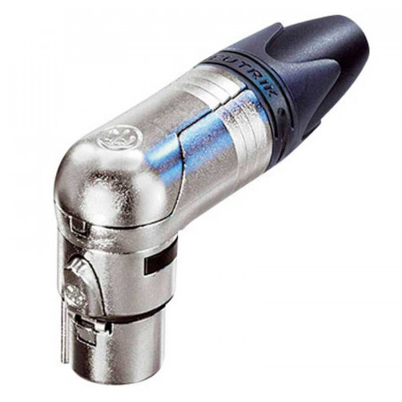 Conector XLR Hembra Codo 3 Pines Neutrik NC3FRX