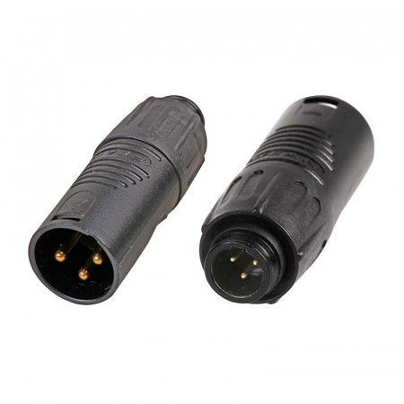 Rean RA3MT-B Adaptador XLR macho a Mini-XLR macho
