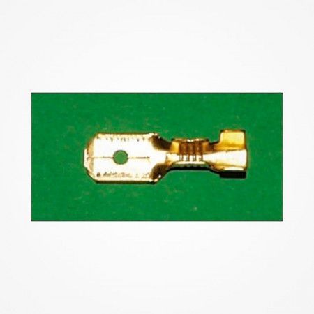 Terminal faston macho enchufable 6,3 x 0,8