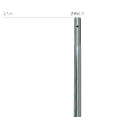 Mástil Enchufable Galvanizado 2.5 metros