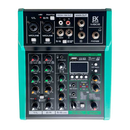 Mesa de mezclas EK AUDIO MB06