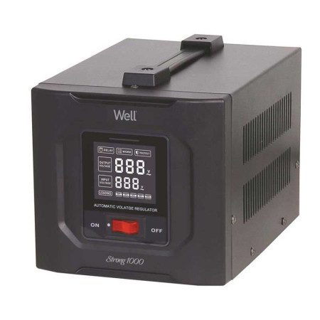 ESTABILIZADOR WELL AVR-SRV-STRONG1000-WL 600W