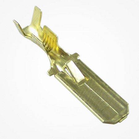 Terminal faston macho enchufable 6,3 x 0,8 reten