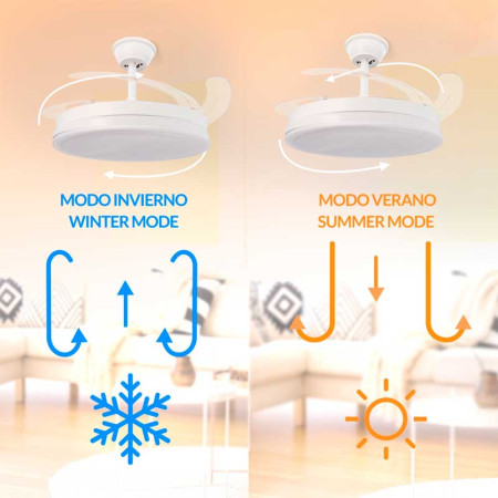 Ventilador de Techo con luz Led OLGA - LM8831
