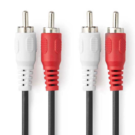 Cable 2 RCA Macho a 2 RCA Macho de 5 m