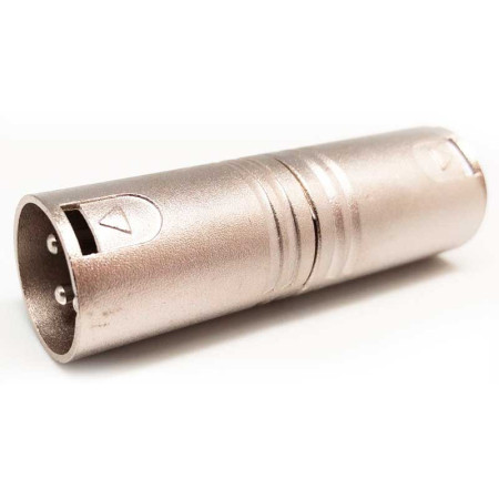Adaptador XLR Macho 3 PIN - XLR Macho 3 PIN