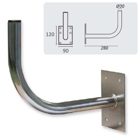 Soporte de antena tipo L 280