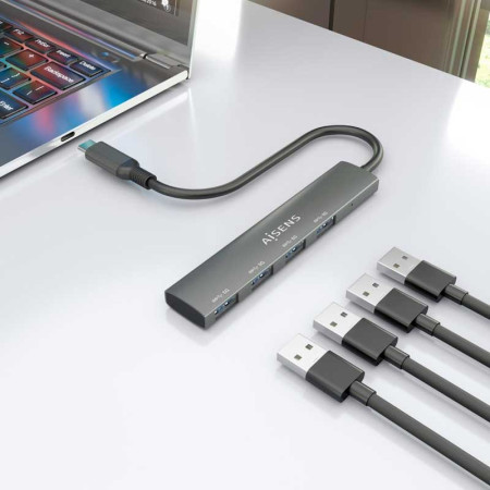 HUB USB 3.2 USB-C a 4 USB-A