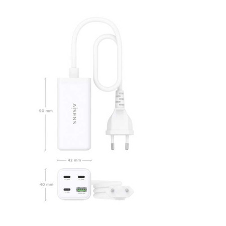 Cargador Sobremesa USB 100W AISENS ASCH-100W4P053