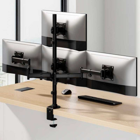 Soporte 4 TV/Monitor 13" A 27" AISENS DT27TSR-379