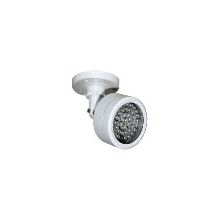 FOCO DE ILUMINACIÓN INFRARROJA - 48 LEDS x 5 mm.