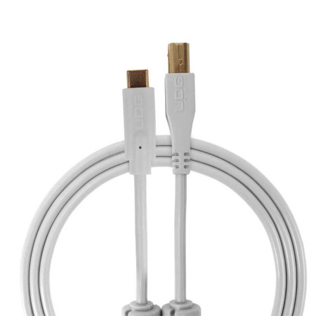 Cable USB-C a USB-B UDG U96001WH BLANCO