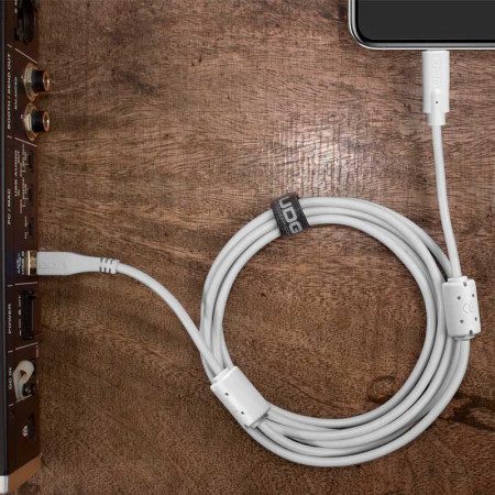 Cable USB-C a USB-B UDG U96001WH BLANCO