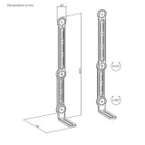 Soporte Adaptable TV para barra de sonido