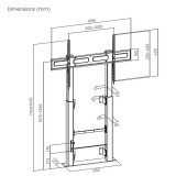 Soporte suelo TV 60"- 100" AISENS FWF100E-351