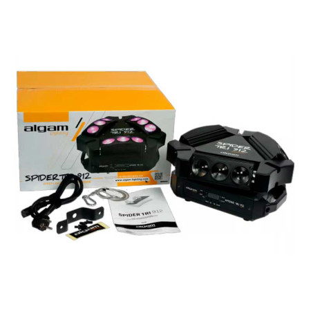 Efecto de iluminación ALGAM SPIDER TRI 912