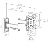 Soporte TV pared 13 a 32" AISENS WT32TSR-381