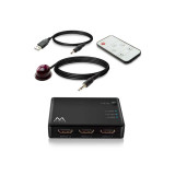 Conmutador HDMI 3 entradas, 1 salida