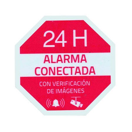 PEGATINA ALARMA CONECTADA 24h