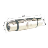 XLR Hembra 3 PIN - XLR Hembra 3 PIN