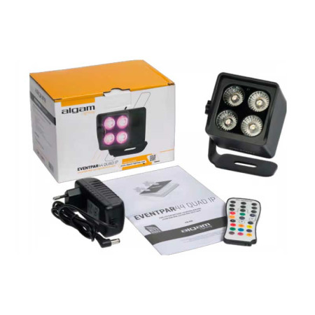 Foco PAR batería 4X4W. ALGAM EVENT PAR 44 QUAD IP
