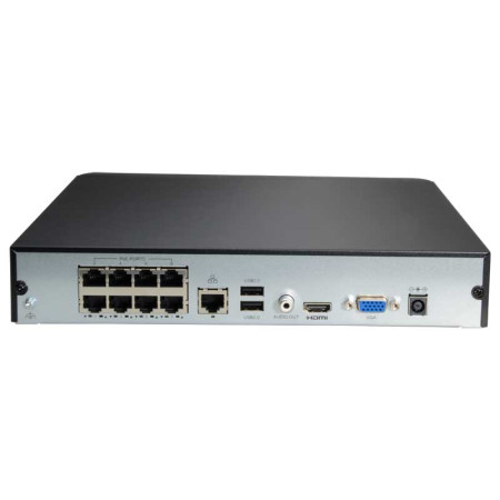 Grabador NVR 8CH Uniview UV-NVR301-08S3-P8
