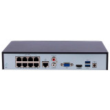 Grabador NVR IP 8CH Uniview UV-NVR301-08B-P8-IQ