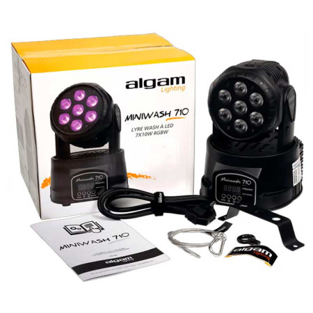 Cabeza móvil WASH de 70 W LED ALGAM MINIWASH 710