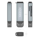 Lector de tarjetas MicroSD/SD/MMC a USB-C