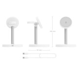 Cargador Inalámbrico AISENS ASCH-15W3WC065-W