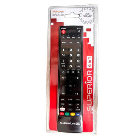 MANDO UNIVERSAL PROGRAMABLE SUPERIOR 4 EN 1 SLIM