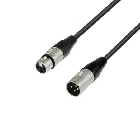 Cable XLR macho a XLR hembra 0.5 metros REAN