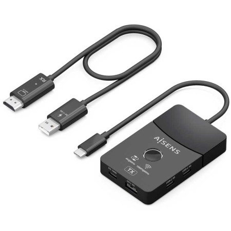 USB-C a HDMI Inalámbrico AISENS ASWL-H2KDC30M05-BK