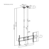Soporte TV techo 60" A 120" AISENS CT100TSLE-395