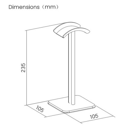 Soporte para Auriculares AISENS HSM001-397