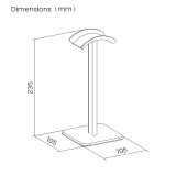 Soporte para Auriculares AISENS HSM001-397