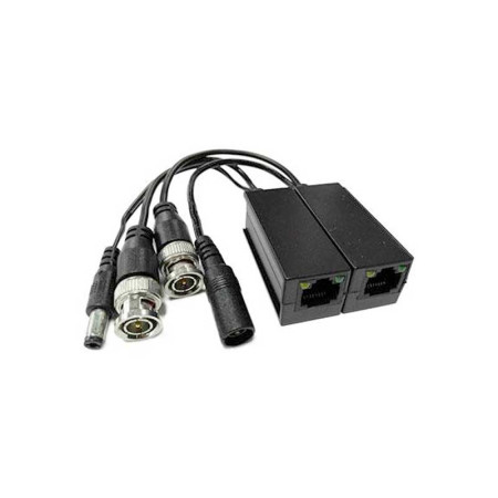 POE conversor UTP a video con alimentación