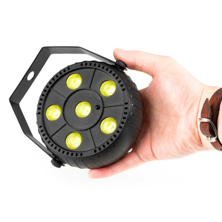 Foco PAR batería 6X2W. RGB FUZZIX PLP10