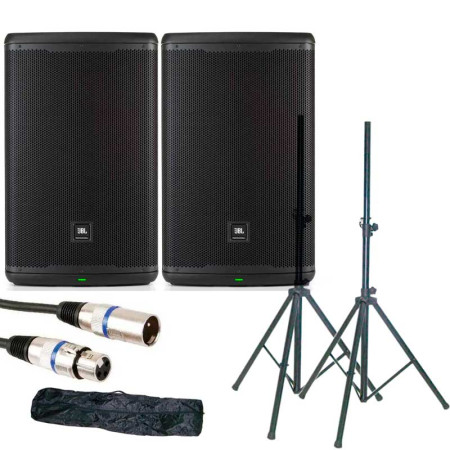 2x EON 712 + Soporte + Cables