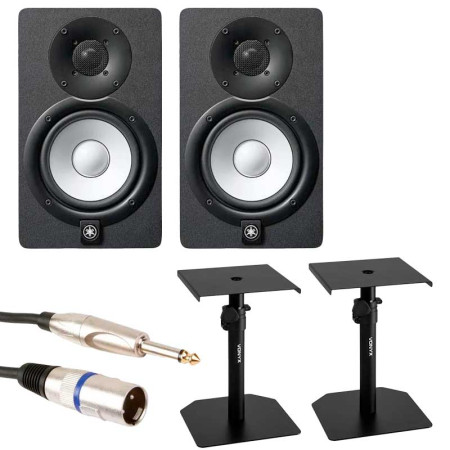 YAMAHA HS5 + Soporte VONYX SMS10 + Cable Jack-XLR
