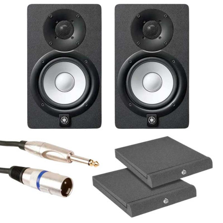 YAMAHA HS5 + Soportes Pad ECO 2 + Cable Jack-XLR