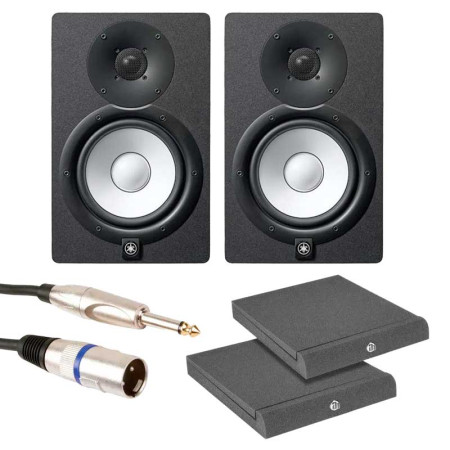 YAMAHA HS8 + Soportes Pad ECO 2 + Cable Jack-XLR