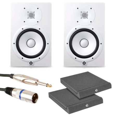 YAMAHA HS8W + Cable Jack-XLR + Soportes Pads ECO 2